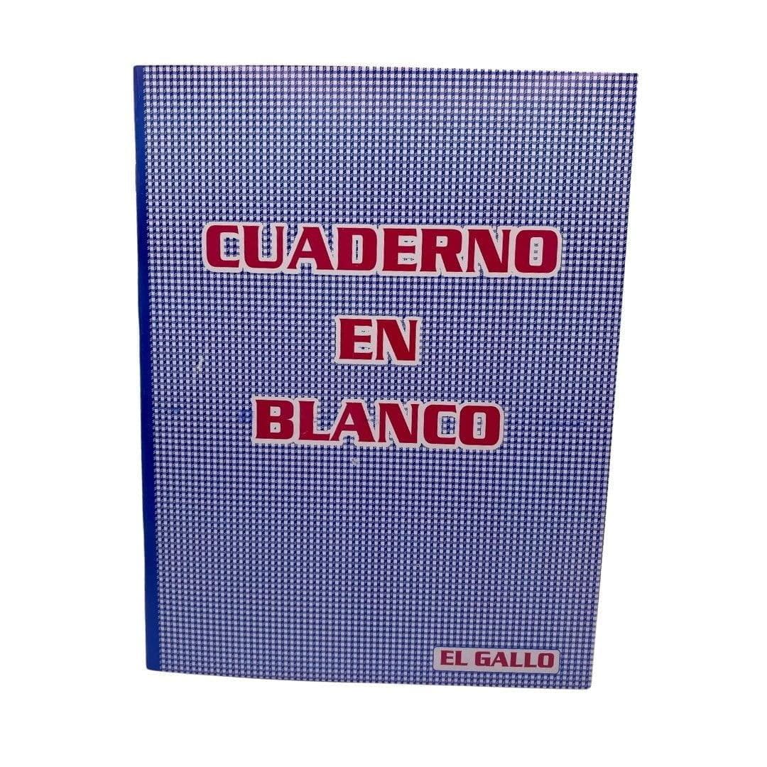 Cuaderno Blanco Diseño Tradicional, vista principal