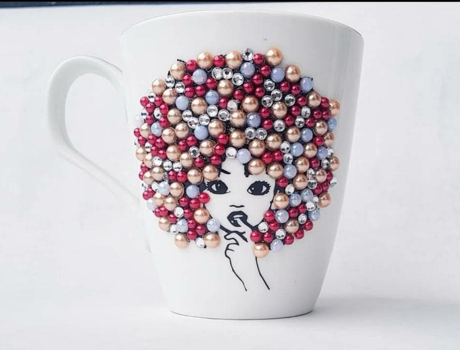 Taza Afro Girl, vista principal