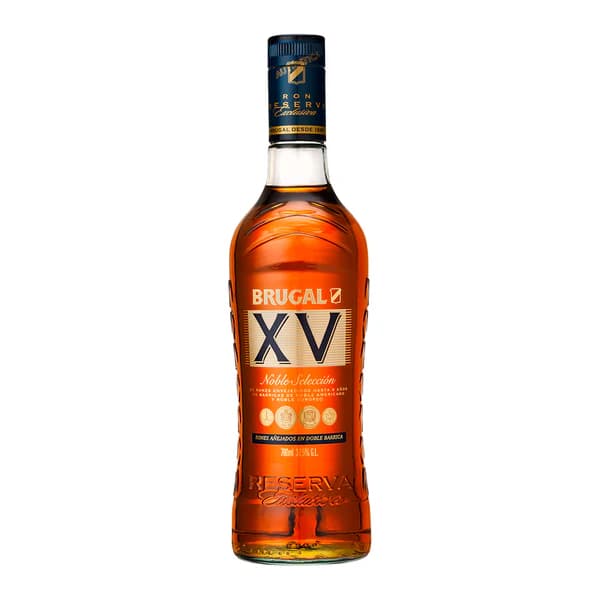Botella de Ron XV, vista principal