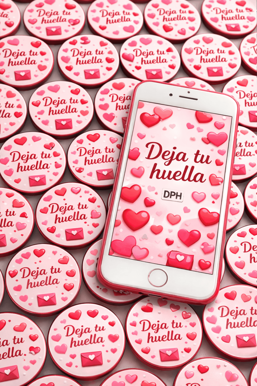 Anillo de celular personalizado, vista principal