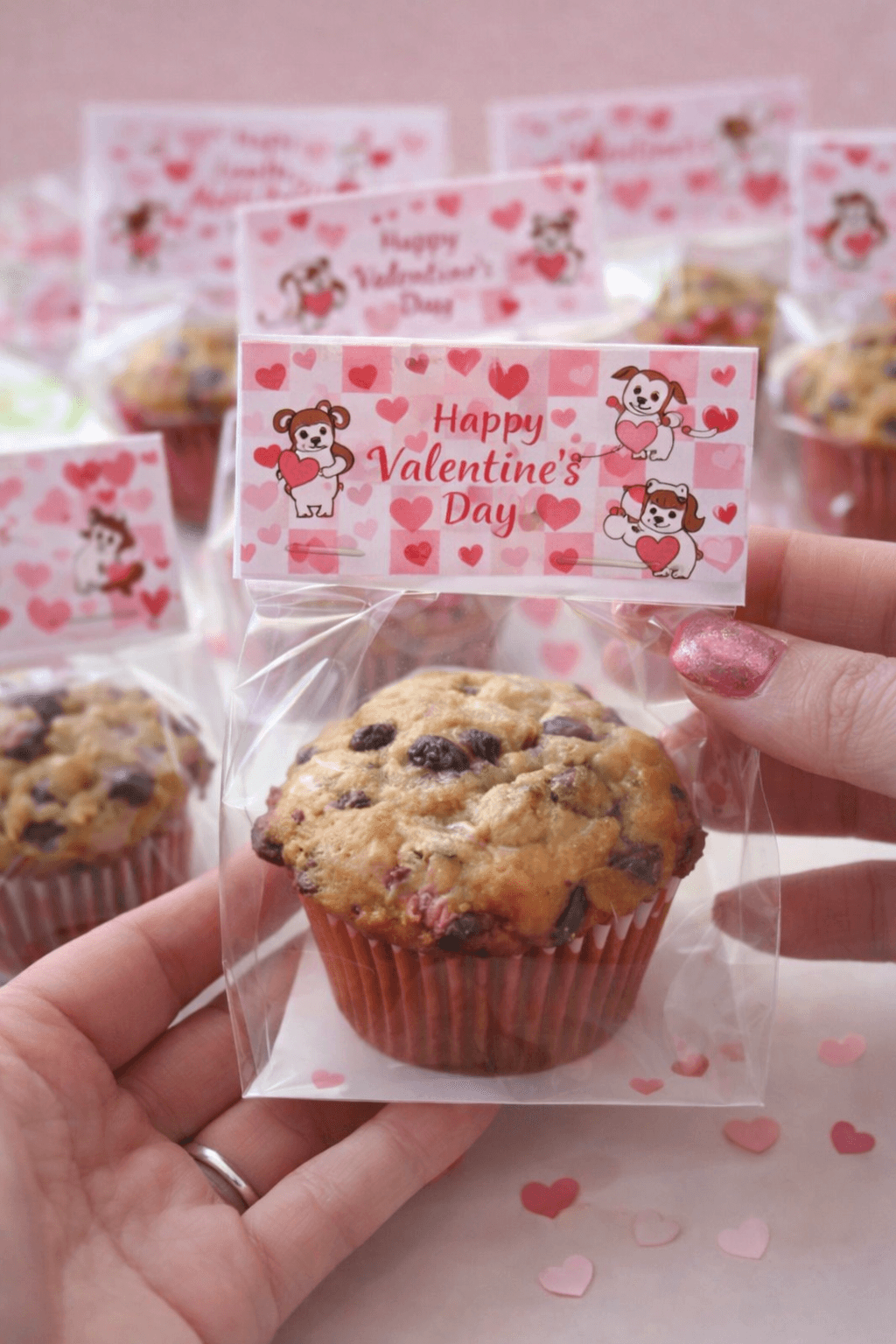Muffin decorado, vista principal