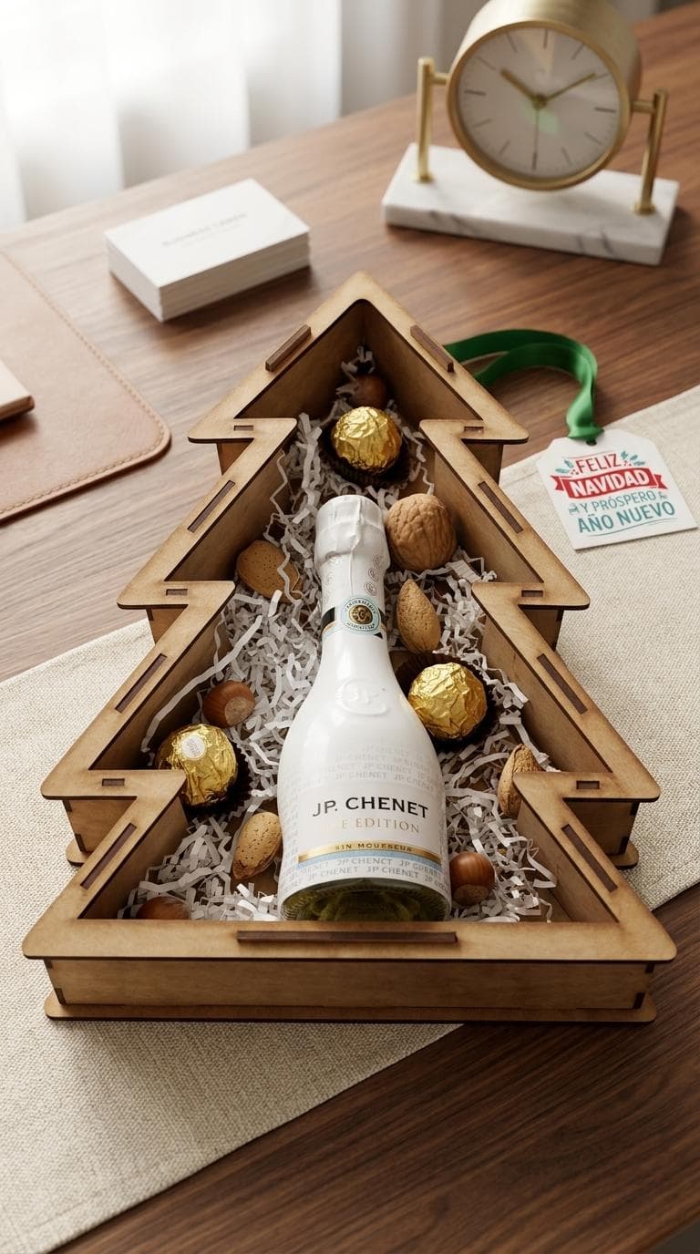 Caja Árbol con Espumoso, vista principal