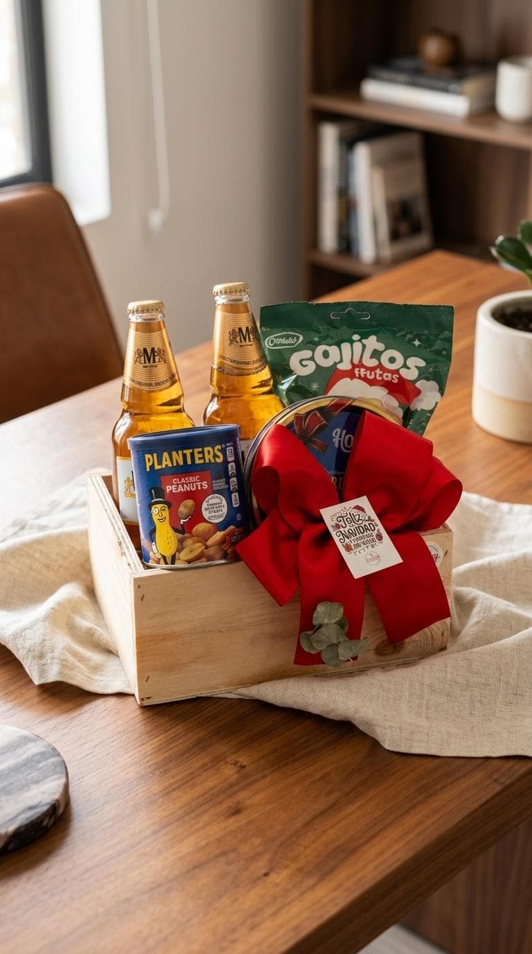 Cesta Madera Cervezas, vista principal