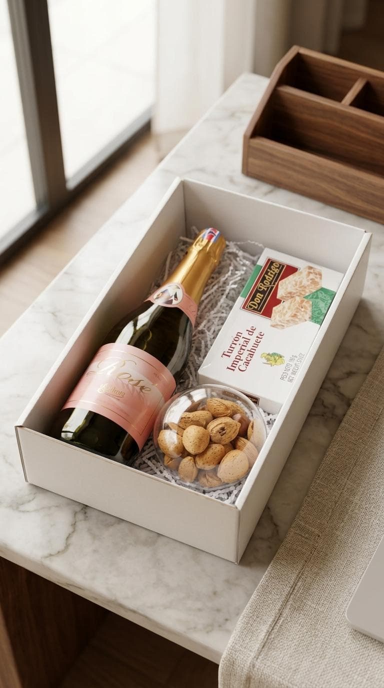 Caja Sidra Turrón, vista principal