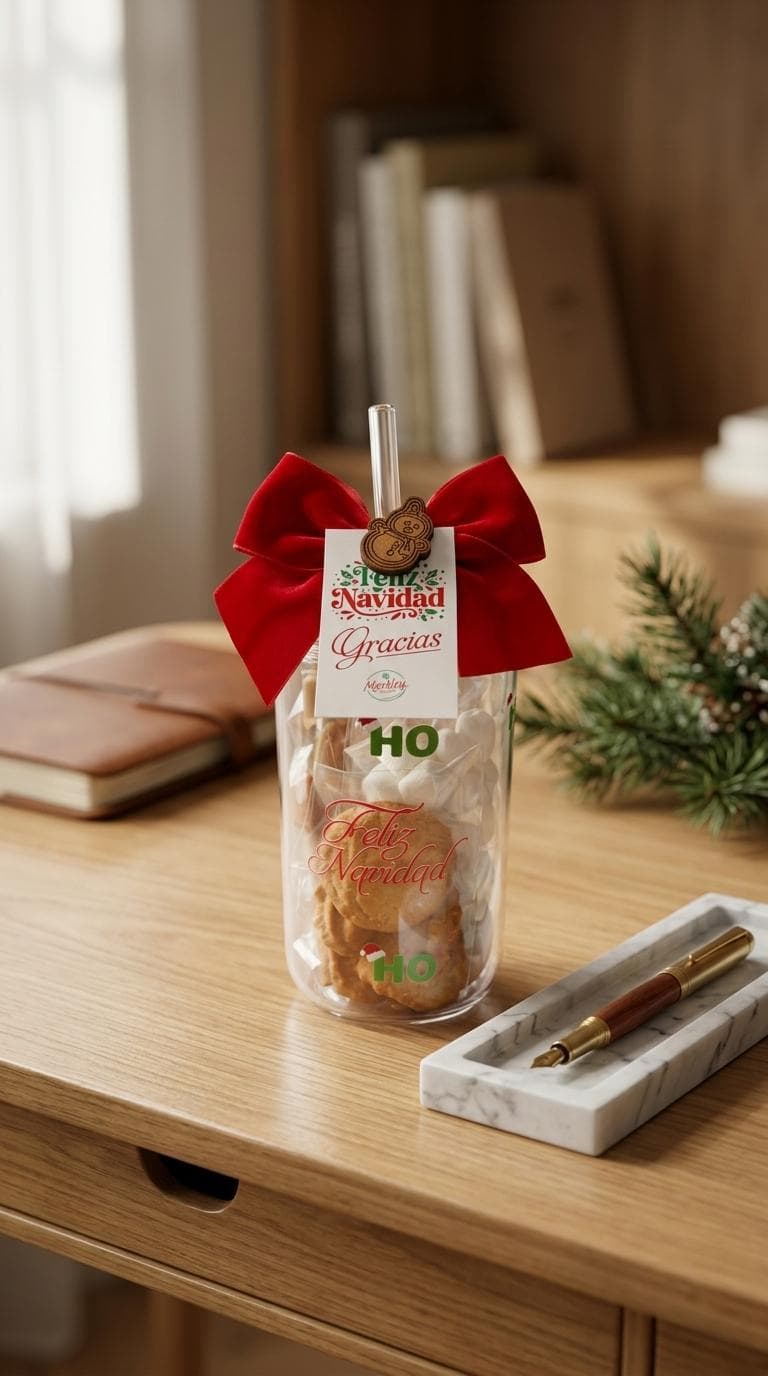 Vaso Cristal Navideño, vista principal