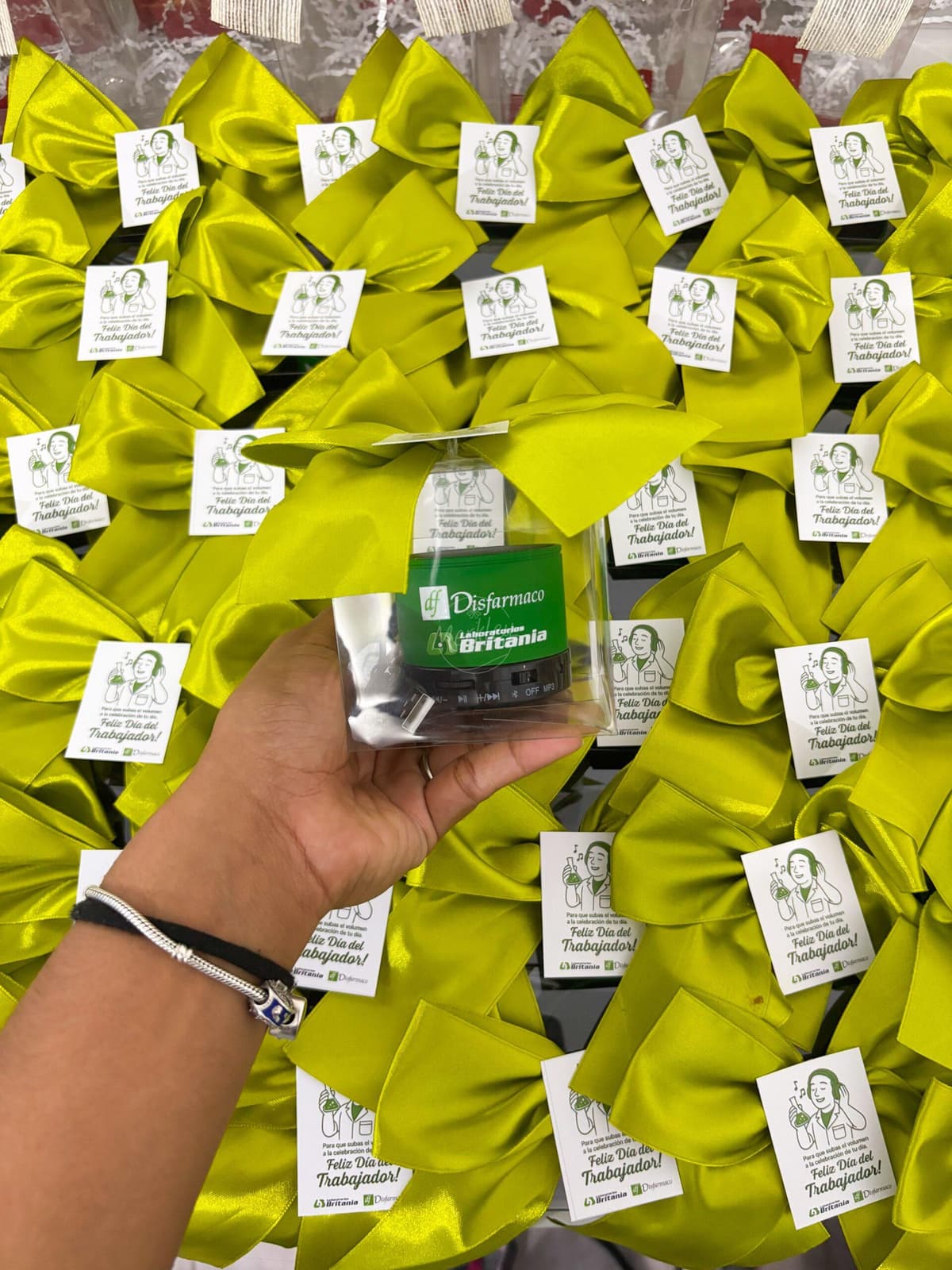 Mini bocina personalizada, vista principal