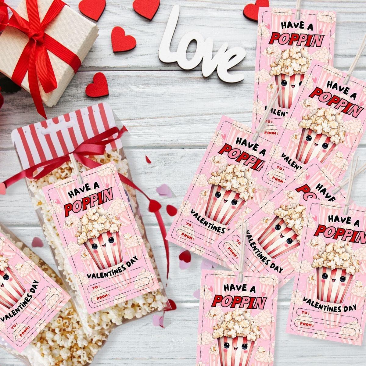 Palomitas dulces personalizadas, vista principal