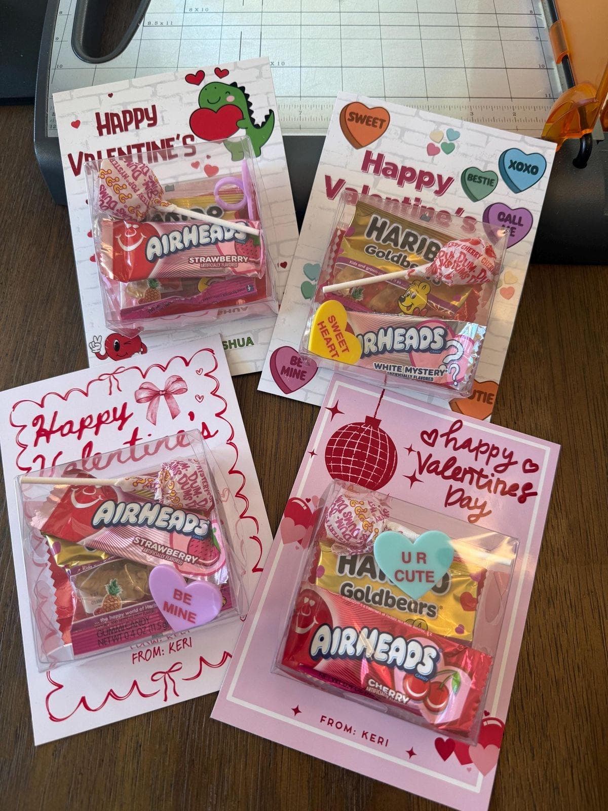 Cajita dulcera San Valentín, vista principal
