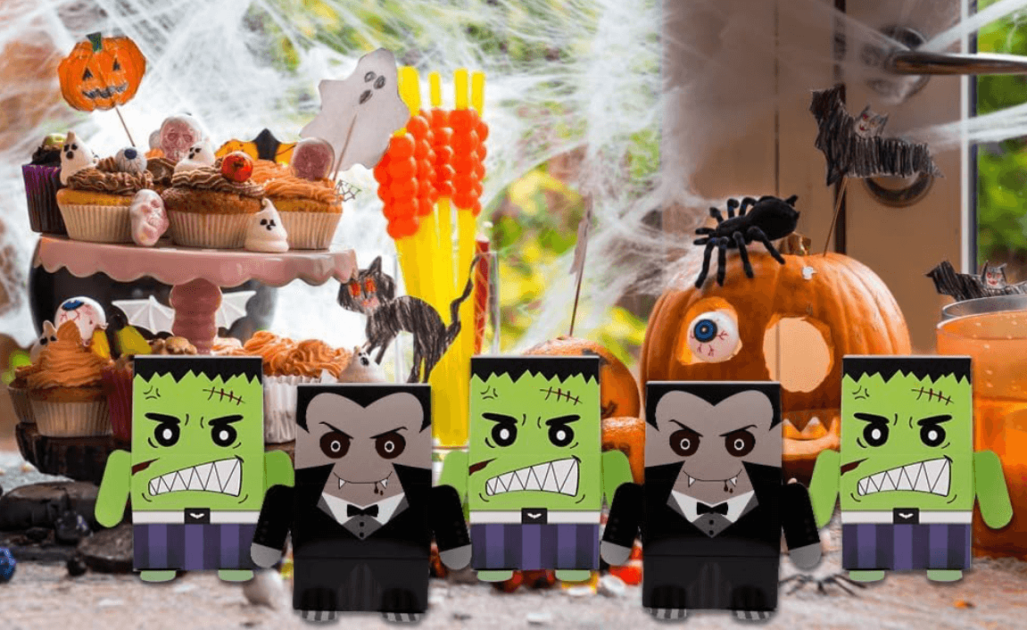 Cajita Halloween de Galletas, vista principal
