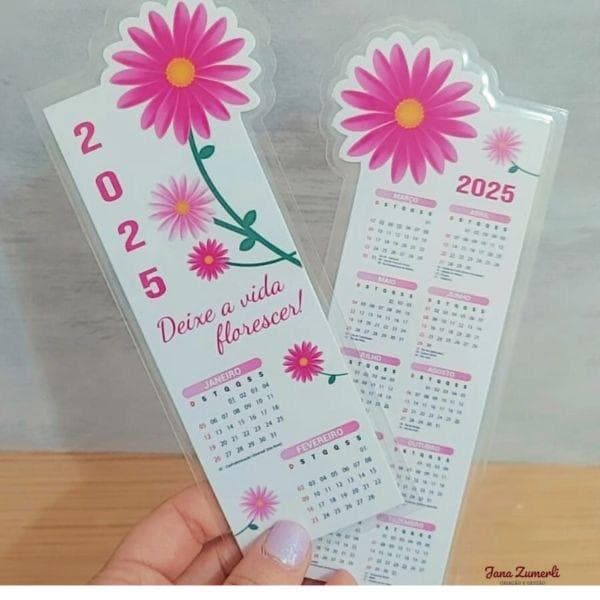 Calendario para libros, vista principal