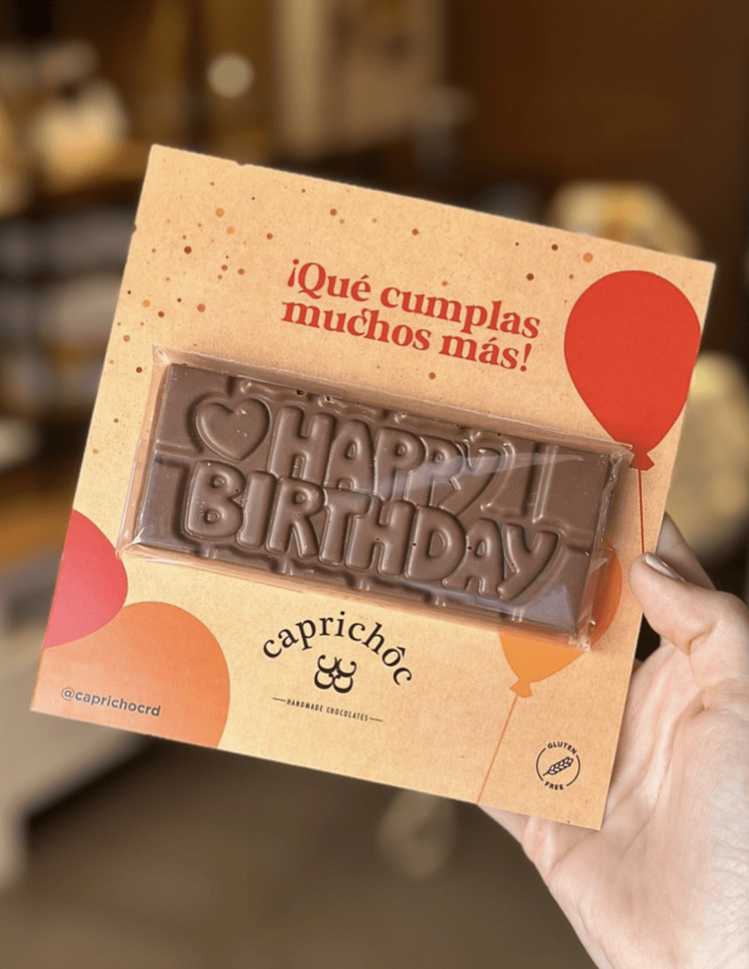 Barra Chocolate Decorada, vista principal