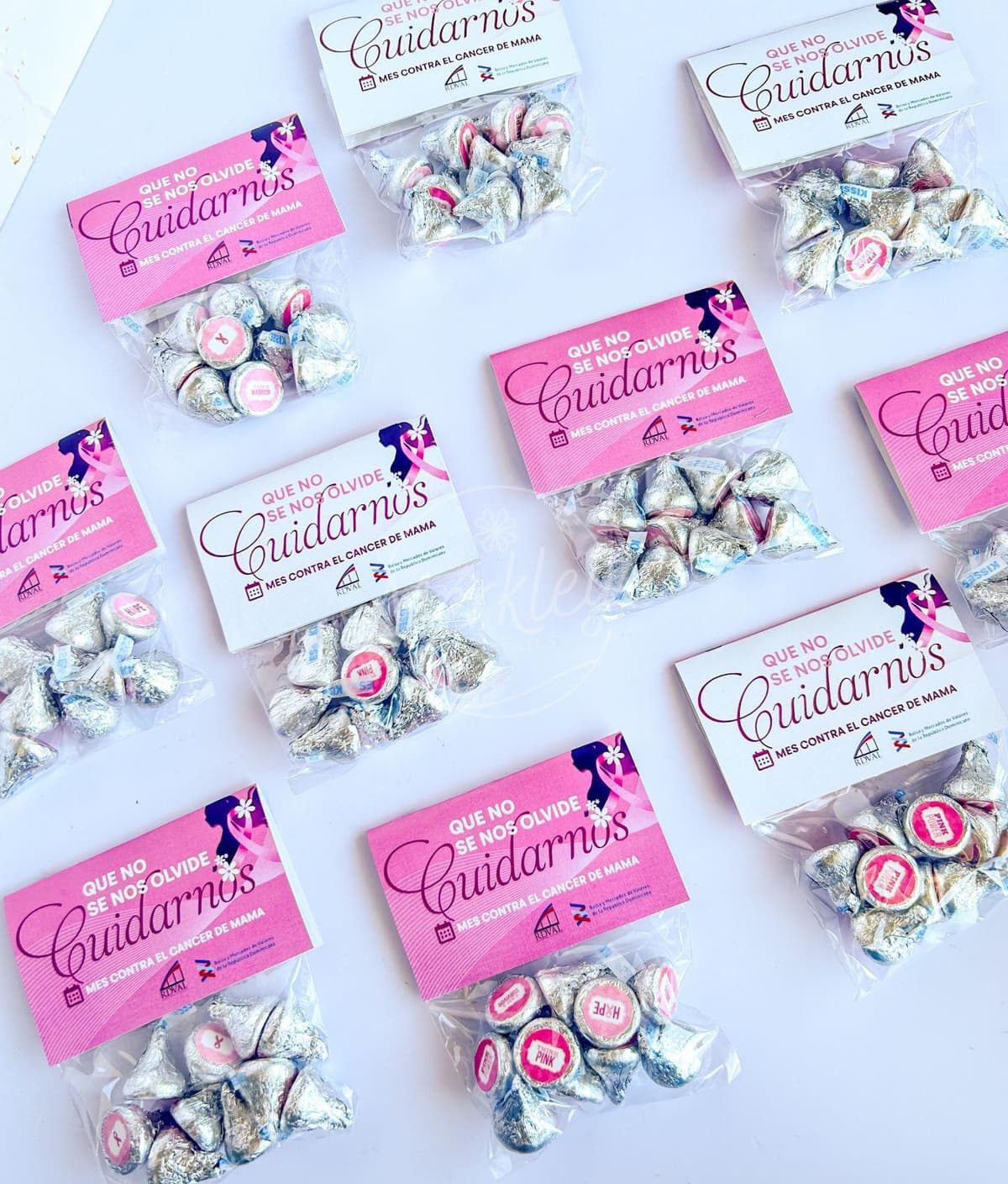 Bolsitas con Kisses Pink, vista principal