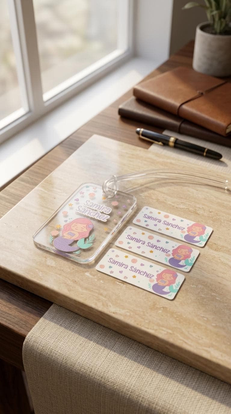Kit Stickers y Tags, vista principal