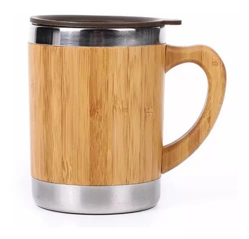 Taza Térmica Madera 16oz, vista principal