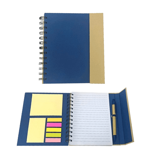 Libreta con Lapicero Ecológico y Post-it, vista principal