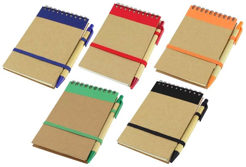 Mini Libreta de Apuntes Ecológica, vista principal