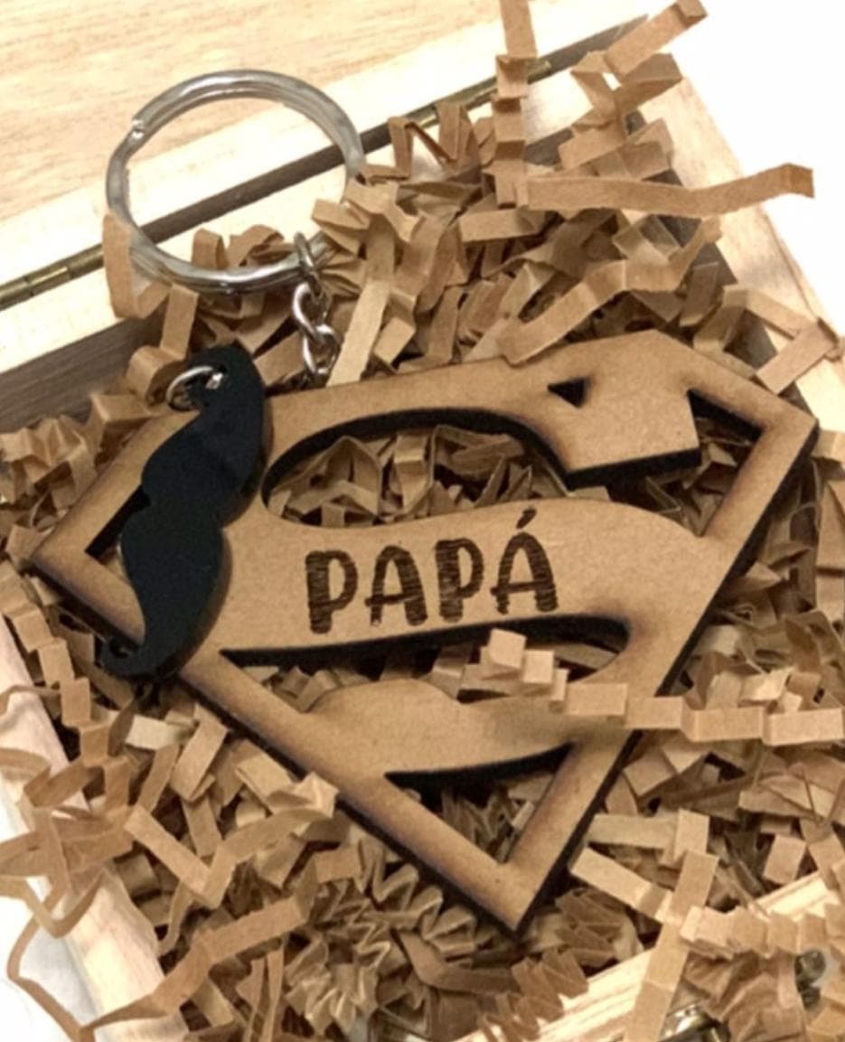 Llaveros Papá, vista principal