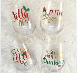 Vaso Elegante Navideño, vista principal