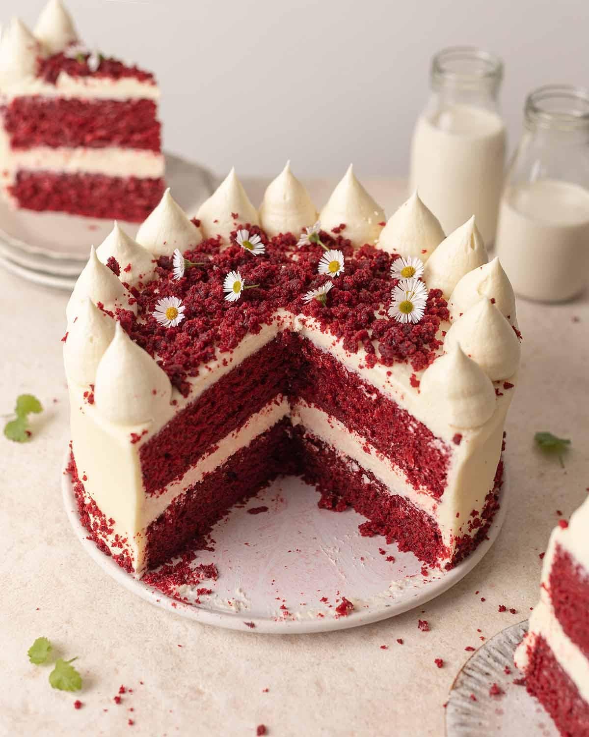 Cake Red velvet, vista principal