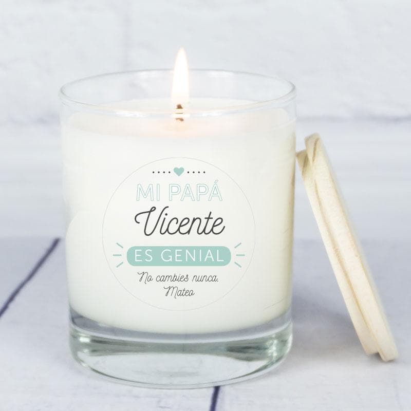 Vela Aromática Personalizada, vista principal