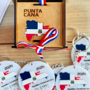 Cajita Madera y Llavero