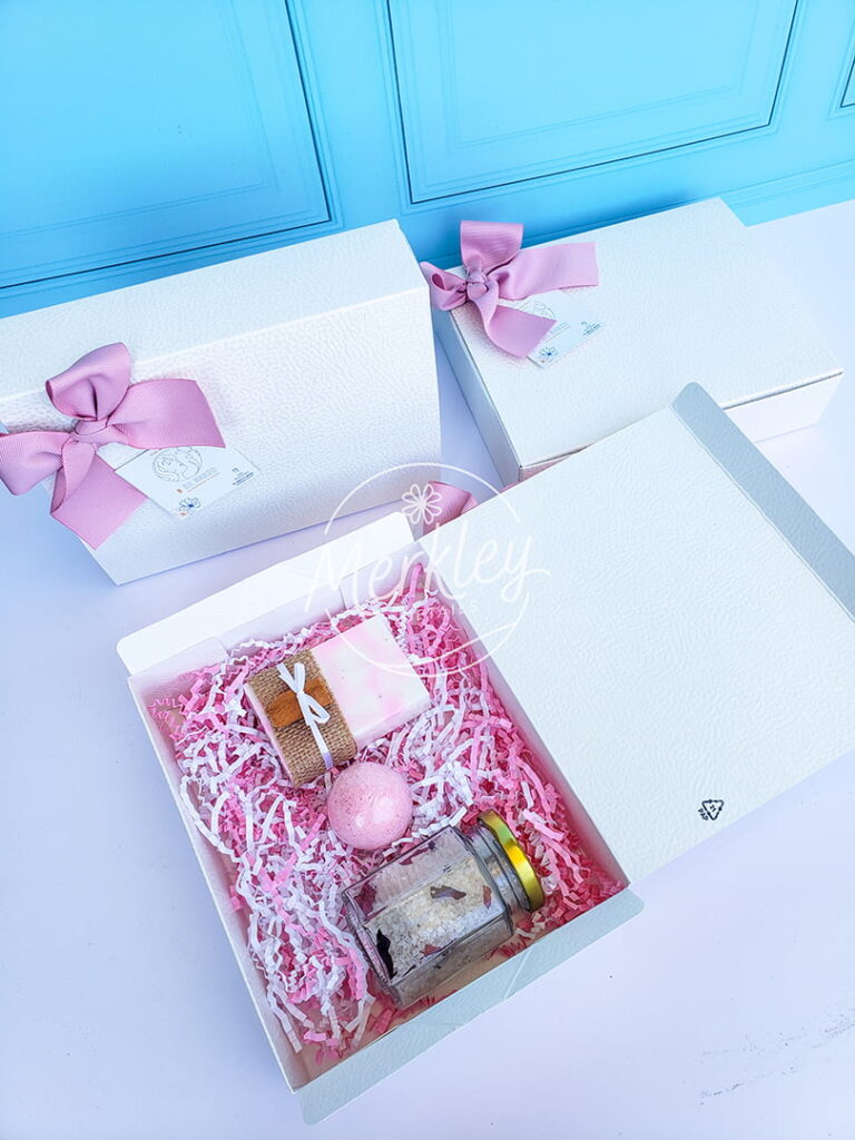 caja con scrub corporal